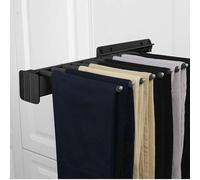 Porte-pantalons extractible, barre de placard extensible, cintre à pantalons en acier avec bras 11/22 pour économiser de l'espace et le rangement