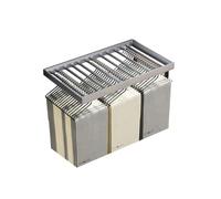 Porte-Pantalons Extractible, Organisateur De Pantalons Caché Extensible, Accessoires De Blanchisserie Compacts Au Design Peu Encombrant for Balcon(Width 564-614mm)