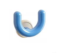 Porte-pantoufles en plastique à forte aspiration pour salle de bain (bleu) | Construction en plastique, résistant à l'humidité, utilisation durable, sans danger pour l'environnement humide