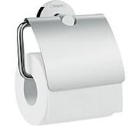 Hansgrohe Porte-papier toilette Logis Universal avec couvercle chromé 41723000