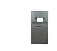 porte-papier hygiénique encastrée en acier inoxydable 304, avec poubelle multicolore, plusieurs tailles(Gray,7.8"Wx5.5"Dx19.6"H)