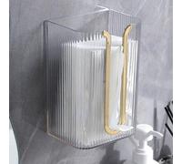 Porte-papier hygiénique mural, résistant à l'eau, inoxydable, blanc