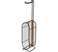 Porte-papier hygiénique sur pied WENKO, modèle Brendola, avec support pour rouleaux de rechange