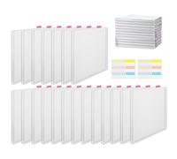 Porte-papier pour scrapbooking - 30,5 x 30,5 cm - Transparent - Avec onglets adhésifs - Organisateurs de rangement pour loisirs créatifs - Organisation de papier de scrapbooking