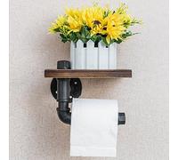 Porte papier toilette, créatif multifonctionnel industriel, robinet à vapeur rétro Style de toilette Crochets de tuyaux d'eau, Multifonction mural monté pour pendentif Article rack, serviette (Rétro)