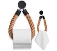 Porte-papier toilette HENNEZ corde serviette papier toilette papier toilette ...