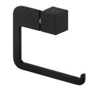 Bisk 02963 Porte-papier toilette sans cache Futura Noir 13,5 x 3 x 9,5 cm