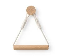 Porte Papier Toilette sans Perçage Corde De Chanvre Crochet Rond pour WC | Kit Modèle B, Assemblage Par Tige Filetée, Fixation Auto Adhésive Sur Carrelage, Dévidoir Rouleau Accessoire Boho Industriel