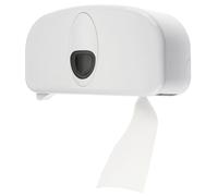 Porte papier toilette, support papier toilette, dérouleur papier toilette - PQ20SDuo, pour 2 rouleaux de système, plastique