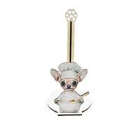 Porte-Papier Toilette sur Pied - Support en Bois Debout, Design Mignon pour Chien et Chat - Porte-Rouleau Papier essuie-Tout | pour Cuisine, Salon, Maison, Chambre d'amis, Placard,