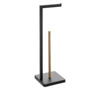 Porte Papier WC en Bambou "Natureo" 64cm Noir