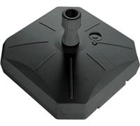 Porte-parapluie 50 litres, remplissable, avec rouleau, anthracite Polyéthylène-HD, pour tiges de parapluie 30-55 mm