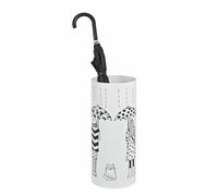 HAKU Porte-parapluies Carmen Moderne en métal H 45 cm x Ø 18 cm Blanc