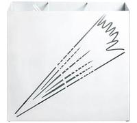 Porte-Parapluie Design "Ulrich" 50cm Blanc Blanc G
