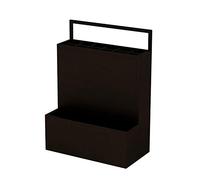 Porte-parapluie en métal avec grille design, trous de drainage, gain de place pour la maison, le bureau, le couloir, l'entrée, le rangement intérieur
