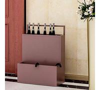 Porte-parapluie en métal avec grille design, trous de drainage, gain de place pour la maison, le bureau, le couloir, l'entrée, le rangement intérieur