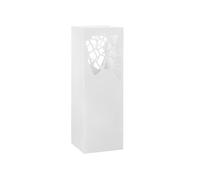 vidaXL Porte-parapluie Pierres Blanc