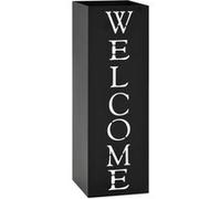Vidaxl Porte-parapluie Welcome - Noir