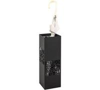HAKU Porte-parapluies Design QR Code en métal L16 x H48 x P16 cm Noir