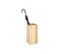 HAKU Porte-parapluies en hêtre étuvé, bois massif L20×H45×P20 cm Style moderne