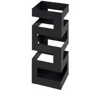 Porte parapluies en métal coloris noir - Longueur 16 x Hauteur 48 x Profondeur 16 cm -PEGANE- Noir G