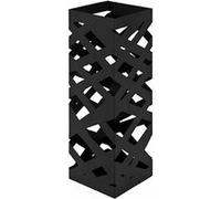 Porte parapluies en métal, coloris noir - Longueur 16 x Hauteur 48 x Profondeur 16 cm -PEGANE- Noir G