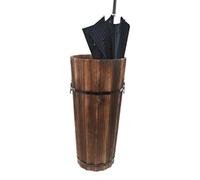 Porte-parapluies intérieur, grand espace de rangement en bois moderne, supports d'organisation de parapluie d'entrée | Pour bâton de marche à l'intérieur du hall d'entrée extérieur patio bureau à