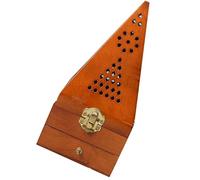 Porte-Parfum Pyramide en Bois, Brûleur de Parfum de Bureau