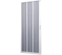 Möbelvertrieb FORTE Porte de douche pliante Flex - PVC anticalcaire réductible 120x185 cm Blanc