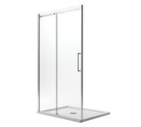 Idralite Porte de douche Mod. Prime 150 cm H200 Verre ESG 8 mm Transparent Easy-Clean Gauche