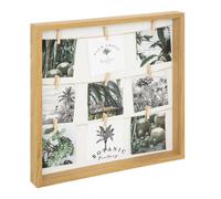 Porte Photo Mural Déco Bota 40cm Marron