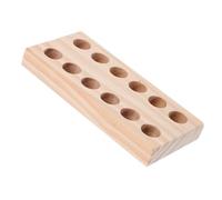 Porte-pinces en Bois à 12 Trous, Rangement Vertical pour Établi DIY | Bois Massif, Compartiments Adaptés aux Différentes Tailles D’outils, Accès Rapide pour Bijoutiers et Travaux du Cuir