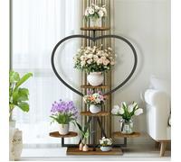 Porte Plantes - Étagère à Fleurs à 5 Niveaux - Support pour Pot de Fleur 45x24x105cm pour Balcon Terrasse Salon