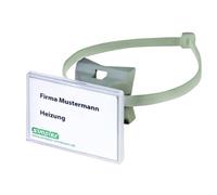 Porte-plaque en PVC avec fermeture rapide Quick, en plastique 51 x 70 mm