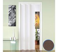 Porte Pliante accordèon chêne Tourterelle en PVC 88,5x214cm Mod. Luciana