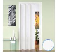 Porte pliante accordéon - FORTE - Luciana - PVC Ca-Zn - Réversible droite/gauche - 88 5x214 cm