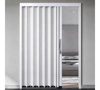 Porte Pliante D'intérieur En Alliage D'aluminium, Gain De Place | Taille Personnalisée, Avec Serrure e Sécurité, For Salle De Bain/couloirs(RIGHT_130X180CM)