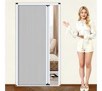 Porte pliante en accordéon blanc sans perçage 60-100 cm Porte coulissante gain de place avec serrure pour utilisation intérieure Solut temporaire rétractable pour la maison et le bureau