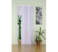 Porte pliante - Porte coulissante en PVC - Gain de place - Montage facile - 83 x 214 cm - Blanc
