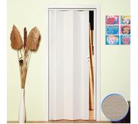 Porte pliante PVC FORTE - Maya - Cèdre - 83x214 cm - Pliante - Coulissante - Réductible