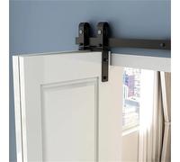 Porte pliante simple, rail coulissant silencieux de 90 cm, 120, 150, 180, 190, 20 Doux et silencieux(5FT152 cm Rail Kit)