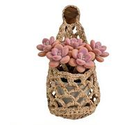 Porte- - Porte-manteau mural en coton Boho 32 x 16 cm, support décoratif pour d'intérieur | Présentoir mural fait à la main pour chambre, salon, cuisine, bureaux