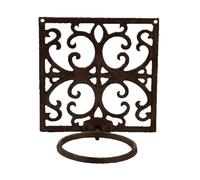 Porte pot classique - L 16,5 x l 19,8 x H 20,3 cm - Marron