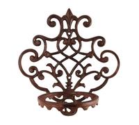 Esschert Design Porte Pot de Fleurs Mural Rond 29 x 17 x 31 cm