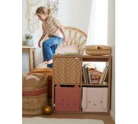 Porte pour meuble à cases chevrons bois TU