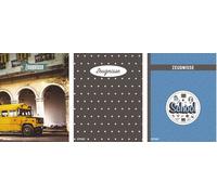 Porte-revue A4 20 pochettes couverture rigide assortie - 1 pièce