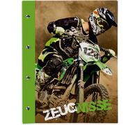 porte-revue itenga A4 avec fermeture à vis motif motocross
