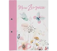 porte-revue itenga A4 avec fermeture à vis motif papillon