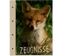 porte-revue itenga A4 avec fermeture à vis motif renard