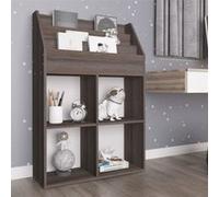 VIDAXL Porte-Revue pour Enfants - Gris et Chêne